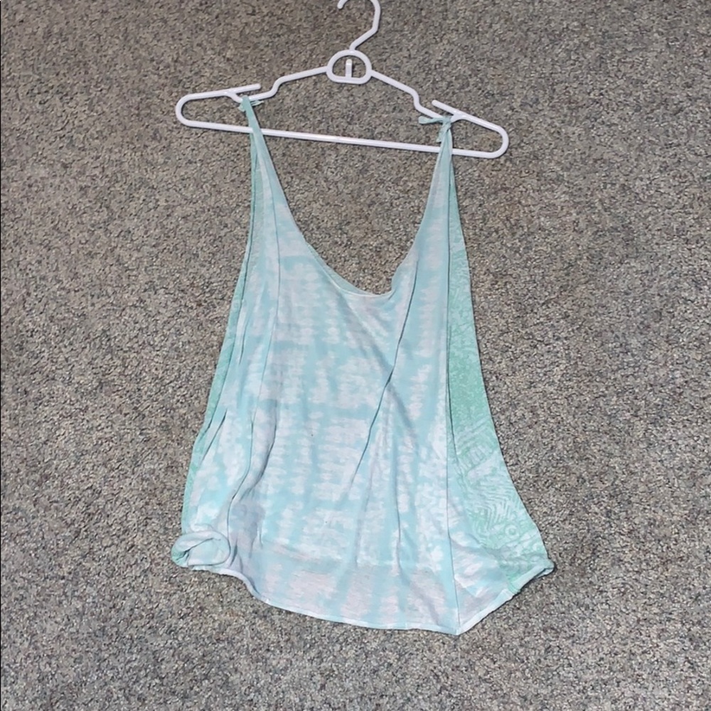 Green Sleeveless Top